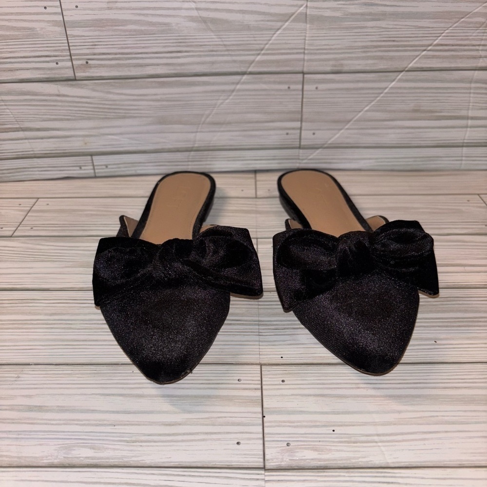 Loft black velvet mules - Picture 2 of 9